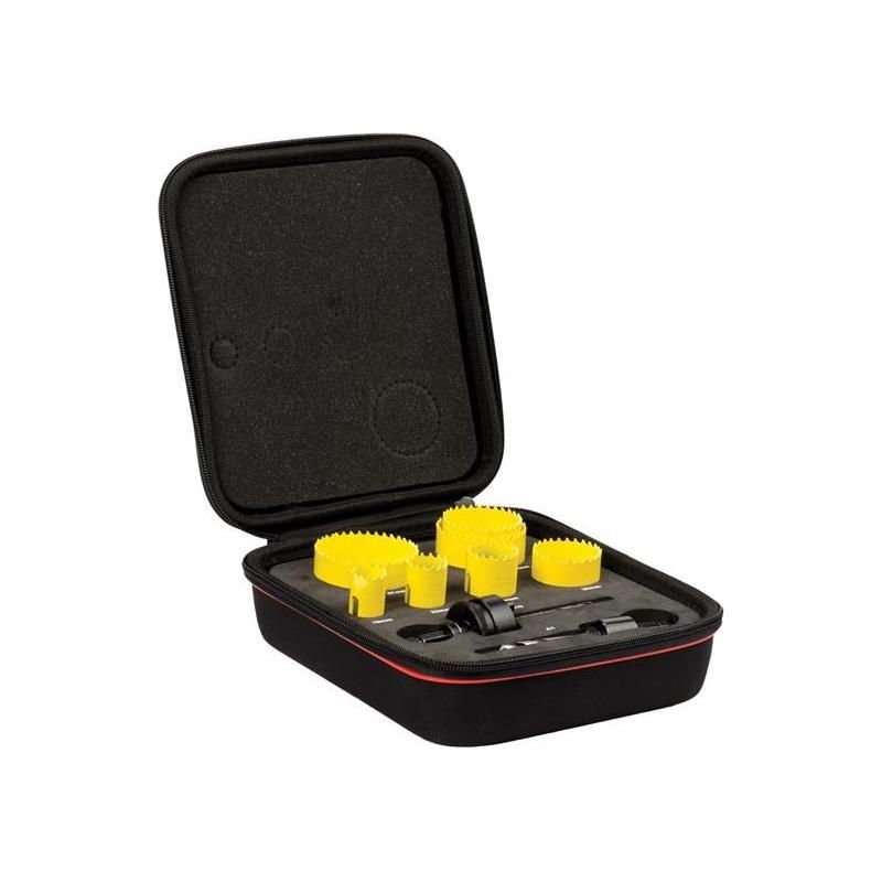 Starrett KFC07021 Fast Cut Bi-Metal Plumber's Holesaw Kit, 9 Piece Starrett - RockBottom Nothampton