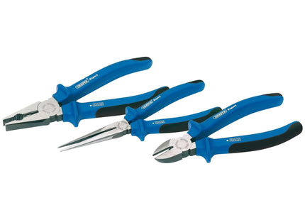 Draper Heavy Duty Soft Grip Pliers Set (3 Piece) 69289 Draper - Town Tools 