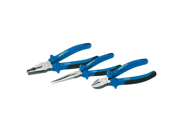 Draper Heavy Duty Soft Grip Pliers Set (3 Piece) 69289 Draper - Town Tools 