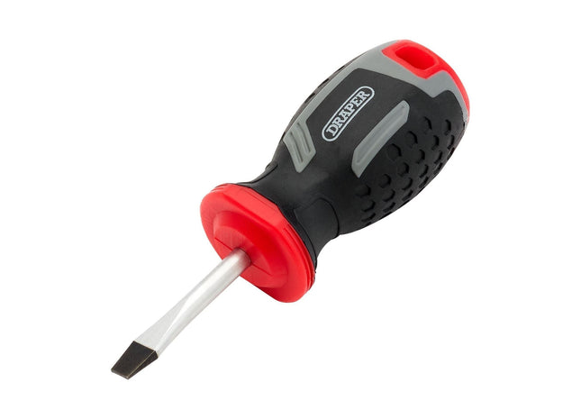 Draper Slotted Soft Grip Screwdriver, SL5.5 x 38mm Draper - Town Tools