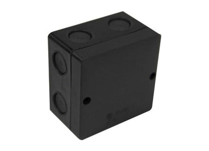 Dencon IP66 Junction Box Black 81 x 81mm Dencon - RockBottom Northampton