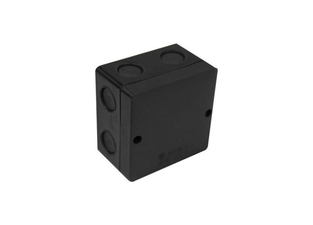 Dencon IP66 Junction Box Black 81 x 81mm Dencon - RockBottom Northampton