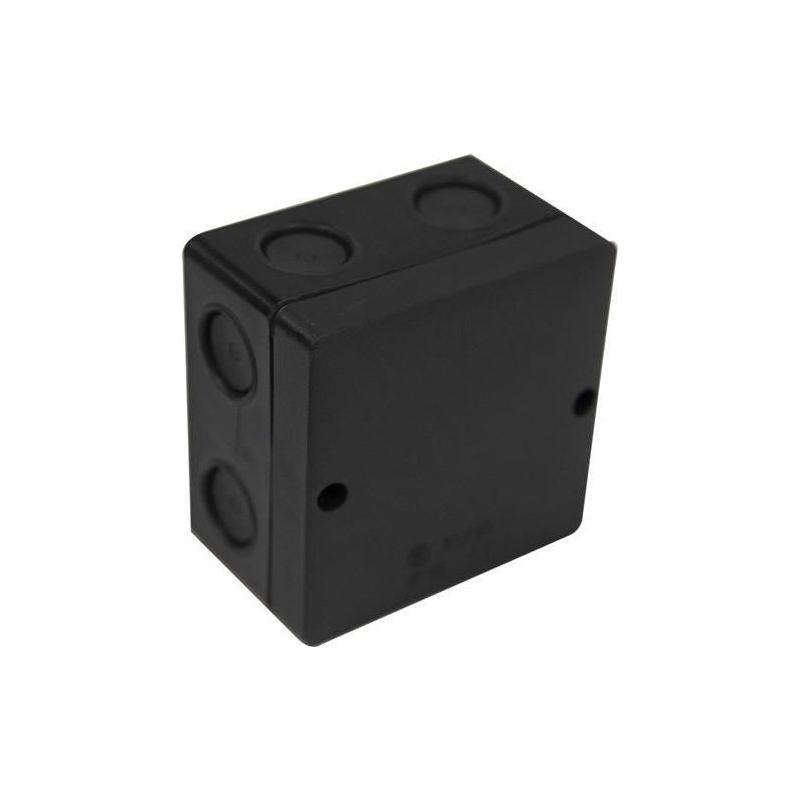 Dencon IP66 Junction Box Black 81 x 81mm Dencon - RockBottom Northampton