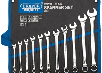 Draper Expert HI-TORQ Metric Combination Spanner Set (11 Piece) Draper - Town Tools 