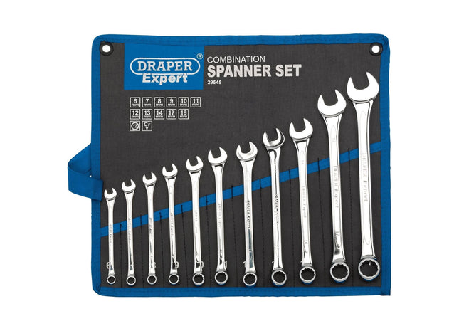 Draper Expert HI-TORQ Metric Combination Spanner Set (11 Piece) Draper - Town Tools 
