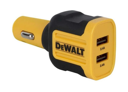 Dewalt Telecoms 2-Port Mobile USB Charger 24W DEWALT Telecoms - RockBottom Northampton