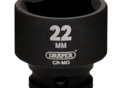 Draper Draper HI-TORQ Metric Impact Socket, 3/8" Sq. Dr., 22mm Draper - Town Tools