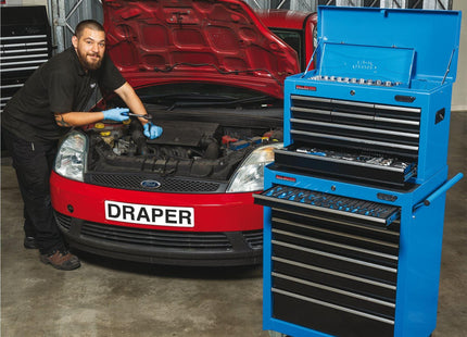 Draper Tool Chest, 9 Drawer, 26", Blue 14910 Draper - Town Tools 