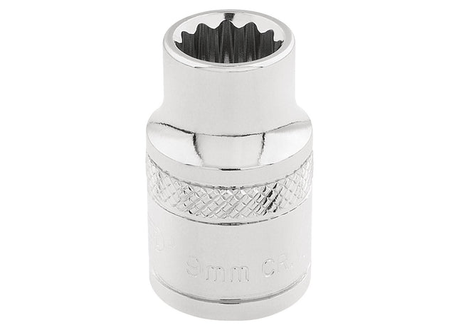 Draper HI-TORQ 12 Point Socket, 3/8" Sq. Dr., 9mm 32769 Draper - Town Tools 