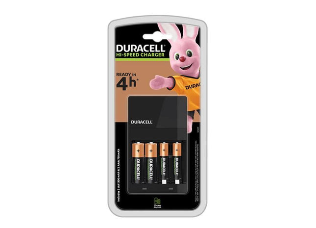 Duracell Hi-Speed Battery Charger with Batteries Duracell - RockBottom Northampton