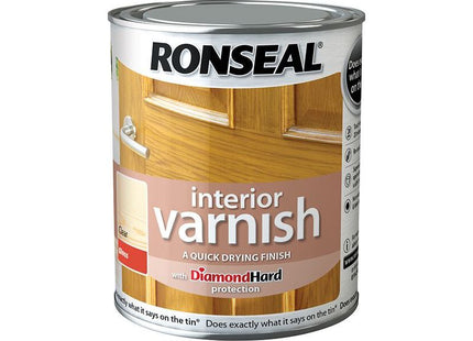 Ronseal Interior Varnish Quick Dry Gloss Clear 2.5 litre Ronseal - RockBottom Nothampton