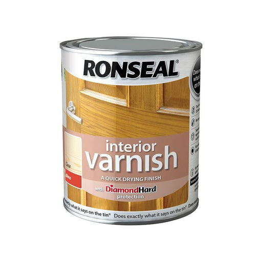 Ronseal Interior Varnish Quick Dry Gloss Clear 2.5 litre Ronseal - RockBottom Nothampton