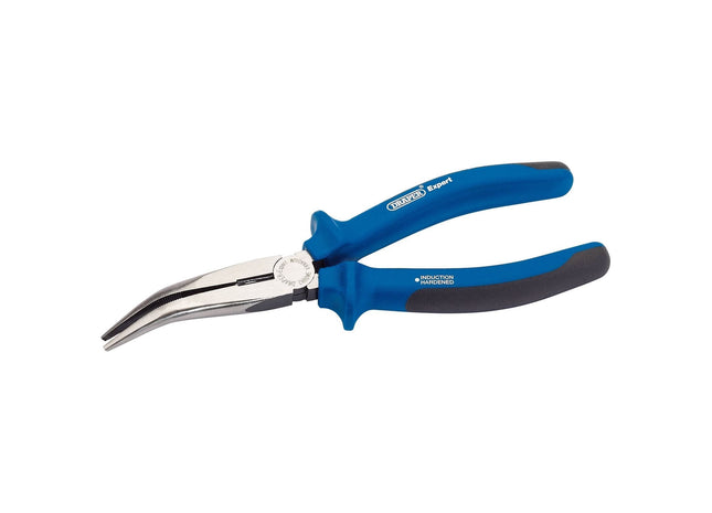 Draper Heavy Duty Soft Grip Bent Nose Pliers, 200mm 68889 Draper - Town Tools 