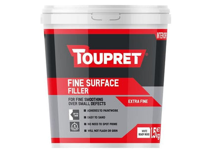 Toupret Fine Surface Filler 1.5kg Toupret - RockBottom Northampton