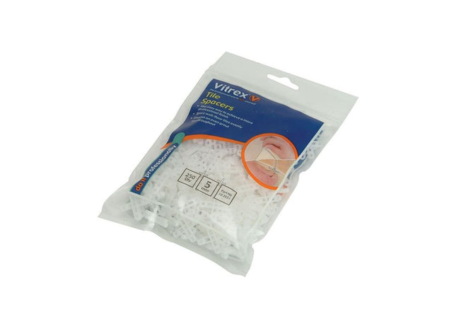 Vitrex Floor Tile Spacers 4mm (Pack 250) Vitrex - RockBottom Northampton