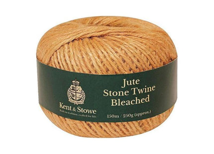 Kent & Stowe Jute Twine Bleached Stone 150m (250g) Kent & Stowe - RockBottom Northampton