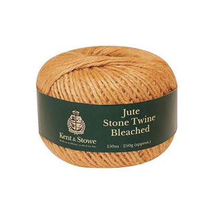 Kent & Stowe Jute Twine Bleached Stone 150m (250g) Kent & Stowe - RockBottom Northampton