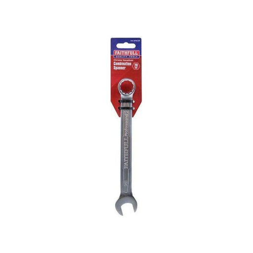 Faithfull Combination Spanner CV Satin Finish 20mm Faithfull - RockBottom Northampton