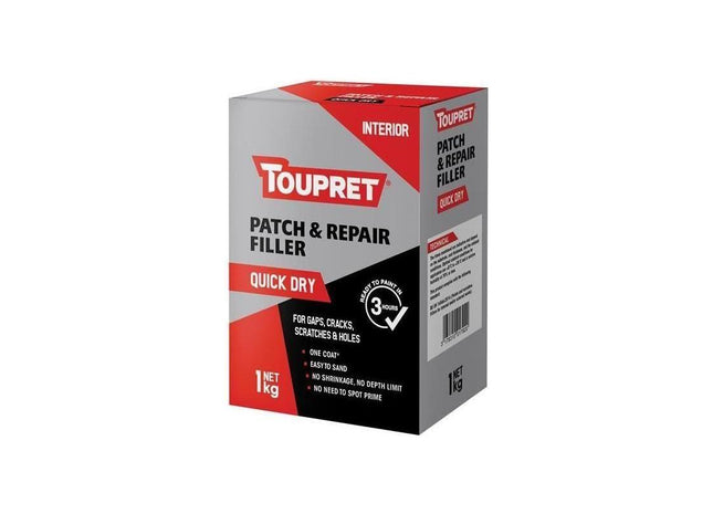 Toupret Quick Dry Patch & Repair 1kg Toupret - RockBottom Northampton