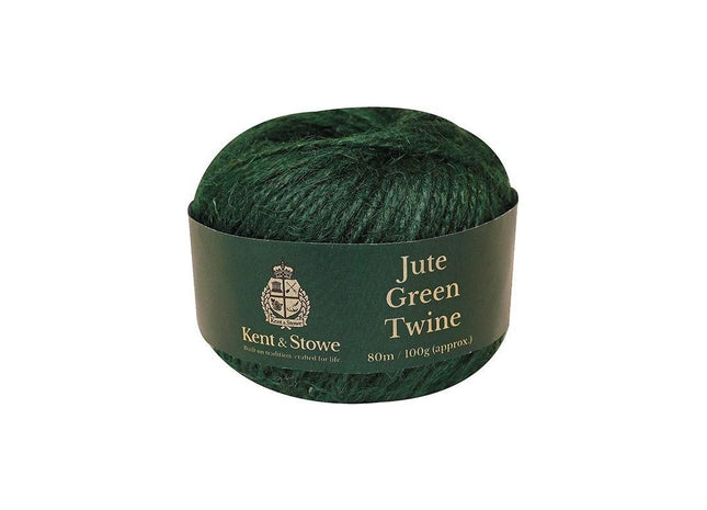 Kent & Stowe Jute Twine Green 80m (100g) Kent & Stowe - RockBottom Northampton