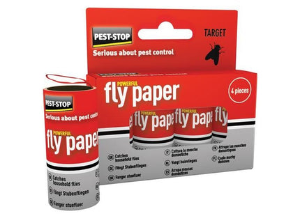 Pest-Stop (Pelsis Group) Fly Papers (Pack 4) Pest-Stop (Pelsis Group) - RockBottom Nothampton