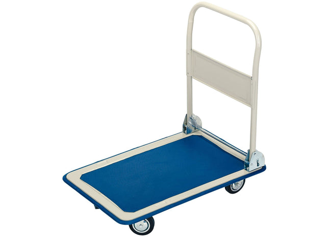 Draper Platform Trolley with Folding Handle, 630 x 480 x 850mm, 150kg 44005 Draper - Town Tools 