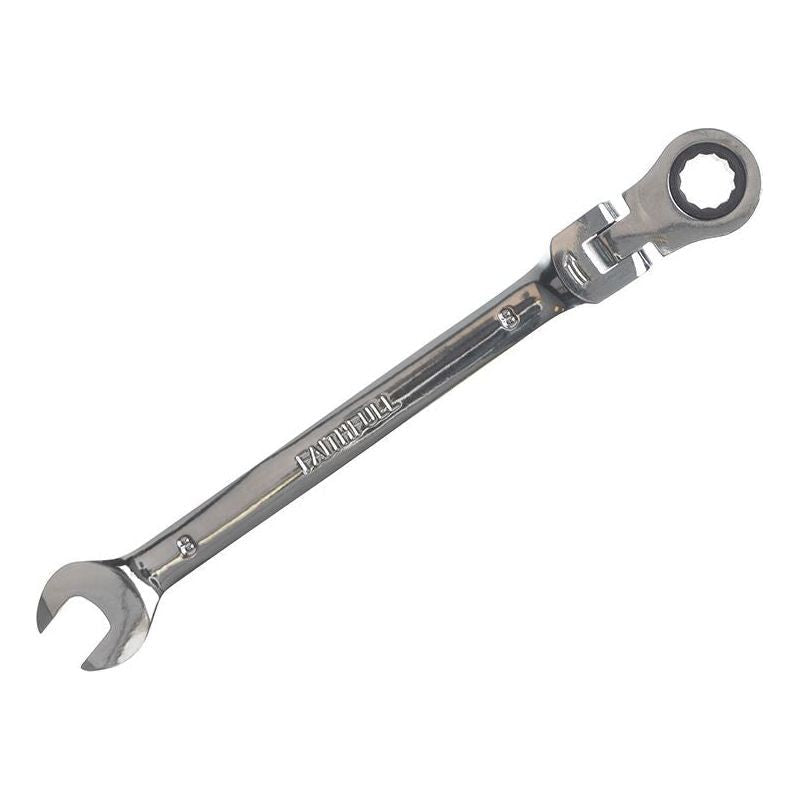 Faithfull Ratchet Combination Spanner Flex Head CV 8mm Faithfull - RockBottom Northampton