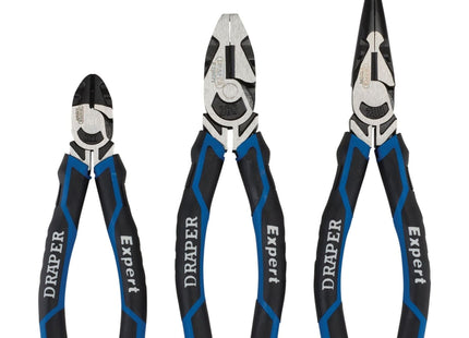 Draper High Leverage Plier Set, Blue (3 Piece) 28033 Draper - Town Tools 