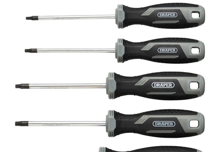 Draper Draper TX-STAR Soft Grip Screwdriver Set (6 Piece) Draper - Town Tools