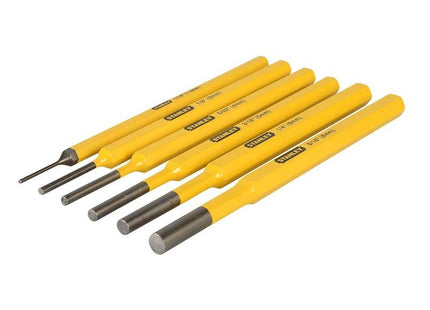 Stanley® Hand Tools Parallel Pin Punch Set, 6 Piece STANLEY® Hand Tools - RockBottom Nothampton