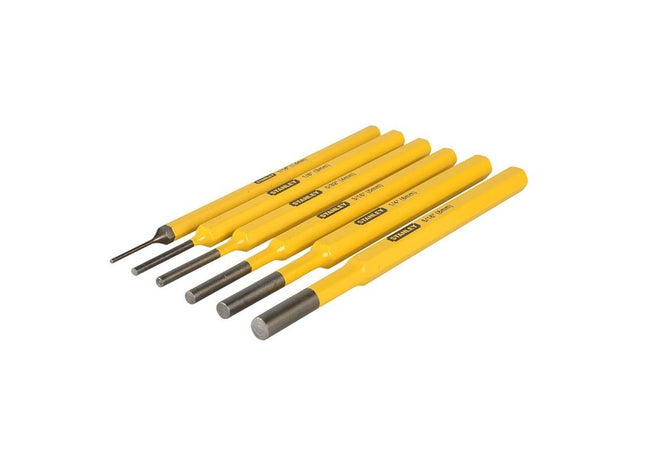Stanley® Hand Tools Parallel Pin Punch Set, 6 Piece STANLEY® Hand Tools - RockBottom Nothampton