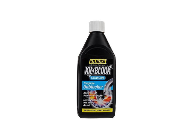 Kilrock Kil-Block Bathroom Plughole Unblocker 500ml Kilrock - RockBottom Northampton