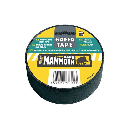 Everbuild Sika Gaffa Tape 50mm x 45m Black Everbuild Sika - RockBottom Northamptin