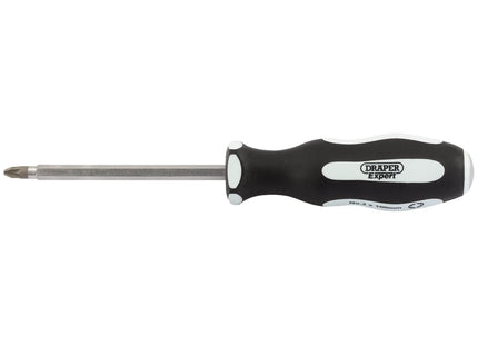 Draper 'Pound Thru' PZ TYPE Soft Grip Screwdriver, No.2 x 100mm 35230 Draper - Town Tools 