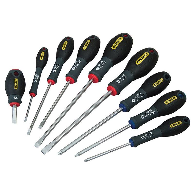 Stanley® Hand Tools FatMax® Screwdriver Set, 9 Piece STANLEY® Hand Tools - RockBottom Nothampton