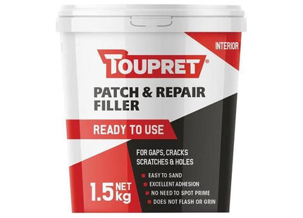 Toupret Ready to Use Patch & Repair 1.5kg Toupret - RockBottom Northampton
