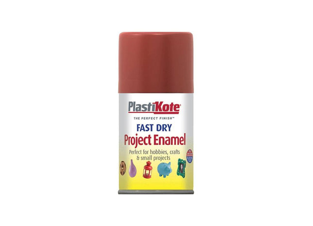 Plastikote Fast Dry Enamel Aerosol Nut Brown 100ml PlastiKote - RockBottom Nothampton