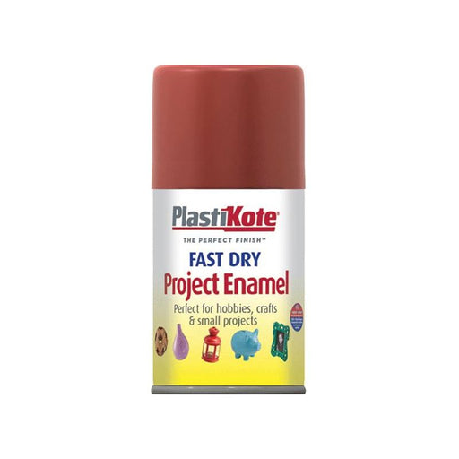 Plastikote Fast Dry Enamel Aerosol Nut Brown 100ml PlastiKote - RockBottom Nothampton