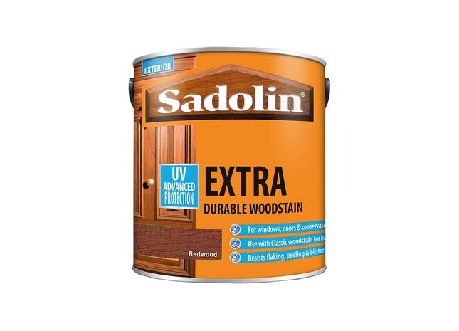Sadolin Extra Durable Woodstain Redwood 2.5 litre Sadolin - RockBottom Nothampton
