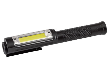 Draper COB LED Rechargeable Aluminium Pen Torch, 5W 90101 Draper - Town Tools 