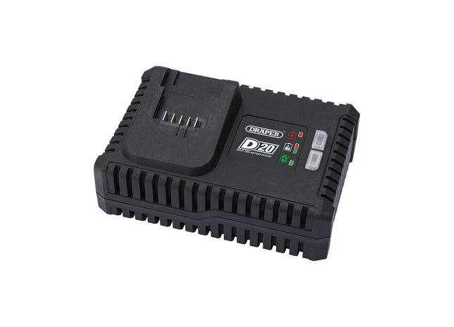 Draper D20 20V Fast Battery Charger, 4A 55913 Draper - Town Tools 