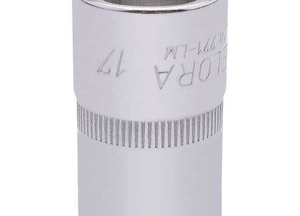 Draper Elora Hexagon Socket, 1/2" Sq. Dr., 17mm 15306 Draper - Town Tools 