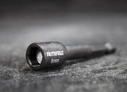 Faithfull Magnetic Impact Nut Driver 8mm x 1/4in Hex Faithfull - RockBottom Northampton
