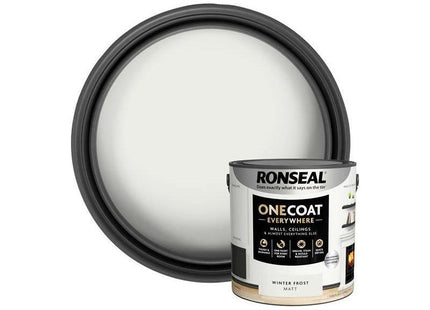 Ronseal One Coat Everywhere Interior Winter Frost Matt 2.5 litre Ronseal - RockBottom Nothampton