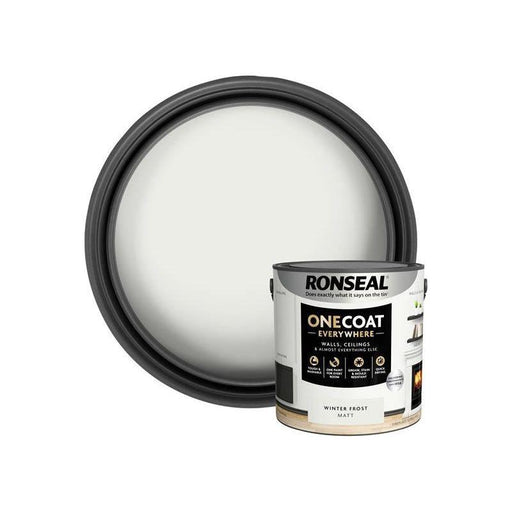 Ronseal One Coat Everywhere Interior Winter Frost Matt 2.5 litre Ronseal - RockBottom Nothampton
