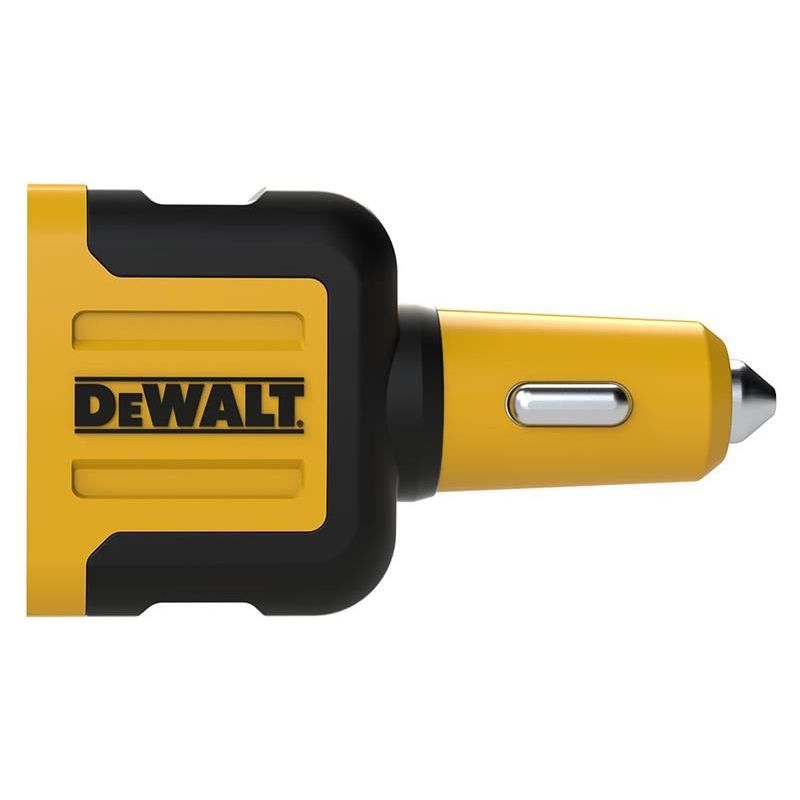 Dewalt Telecoms 2-Port PPS PD Car Charger 120W DEWALT Telecoms - RockBottom Northampton