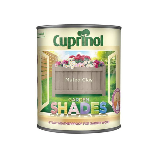 Cuprinol Garden Shades Muted Clay 1 litre Cuprinol - RockBottom Northampton