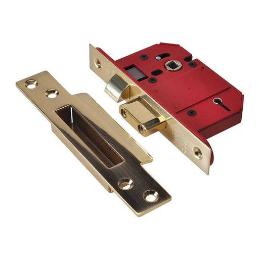 Union StrongBOLT 2200S BS 5 Lever Mortice Sashlock Satin Brass 68mm Visi UNION - RockBottom Northampton
