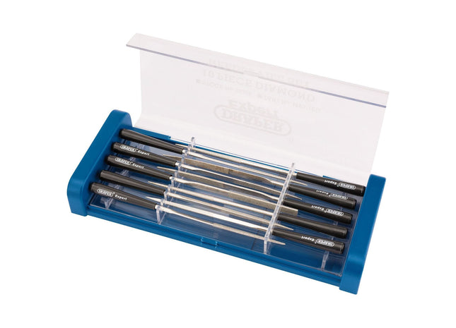 Draper Diamond Needle File Set, 140mm (10 Piece) 36326 Draper - Town Tools 