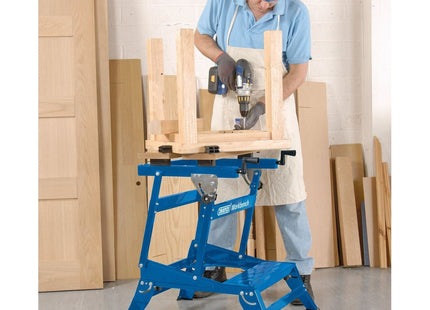 Draper Twin Height Heavy Duty Fold Down Workbench, 650mm 38121 Draper - Town Tools 